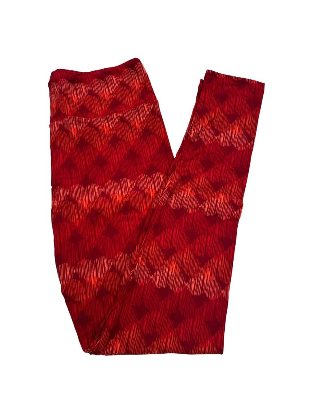 LuLaRoe TC Leggings Womens Tall Curvy Valentines Scribble Hearts Pink Red New